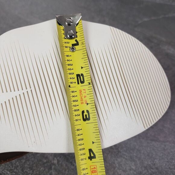 Clarks Collection Sandals 6.5 M Brown Leather Brynn Step Adjustable Strap Shoes - Picture 11 of 12